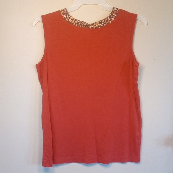 CJ Banks Women's Rust Colored Tank & Cardigan Set Size Xl - Picture 6 of 8